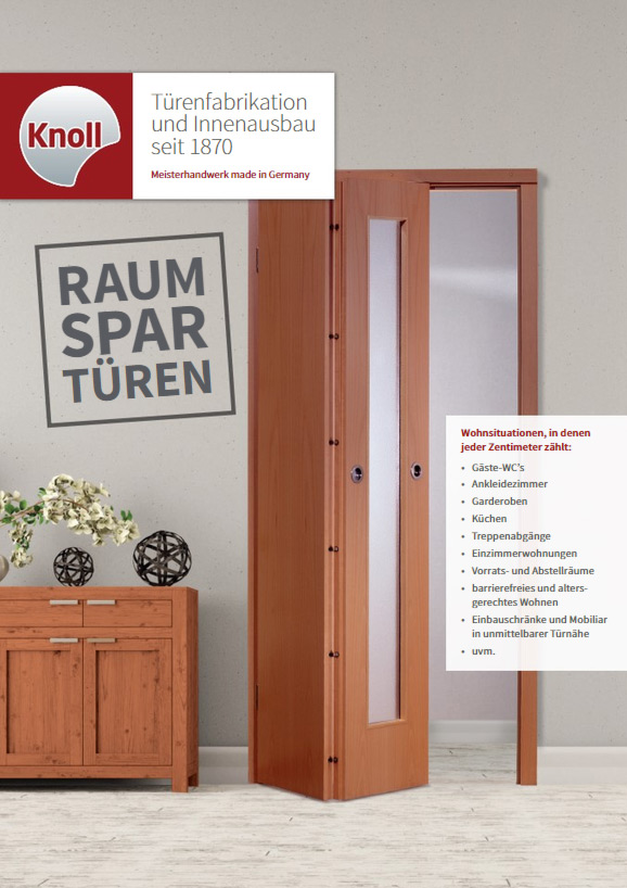  Katalog zu Knolls Raumspartür